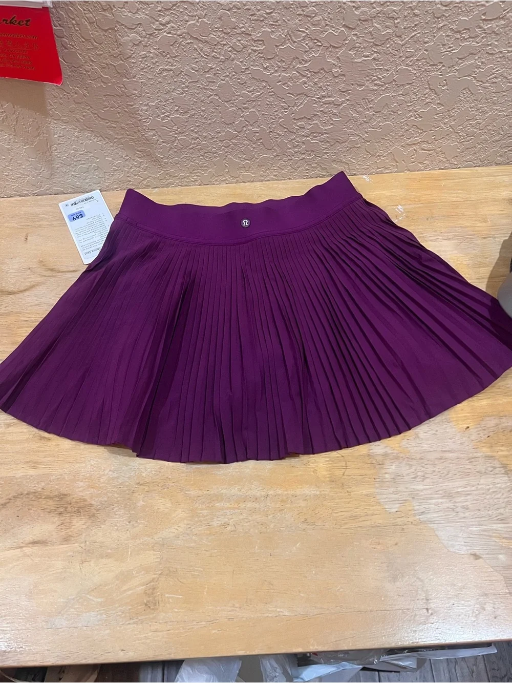 lululemon athletica Repleat HR Tennis Skirt Color ULTP Size 6